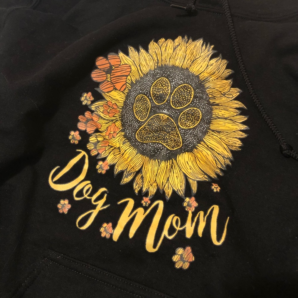 Dog Mom Black Sweatshirt